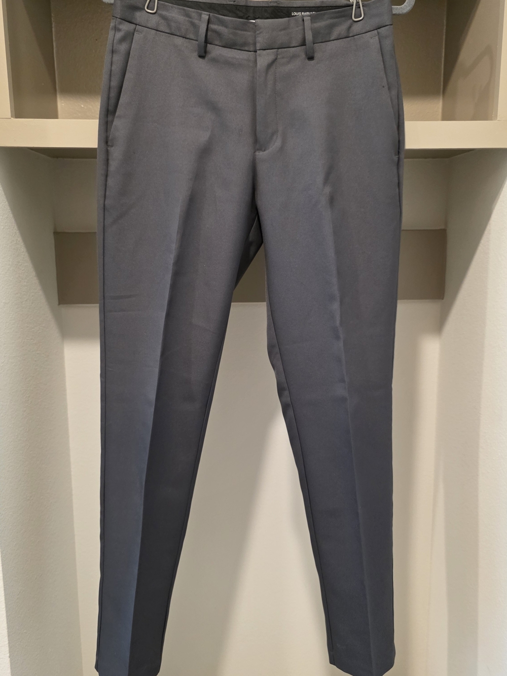 Louis Raphael Men’s Slim Dress Pants - Charcoal